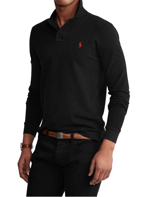 Polo Uomo Nera a maniche lunghe POLO RALPH LAUREN | 710681126037